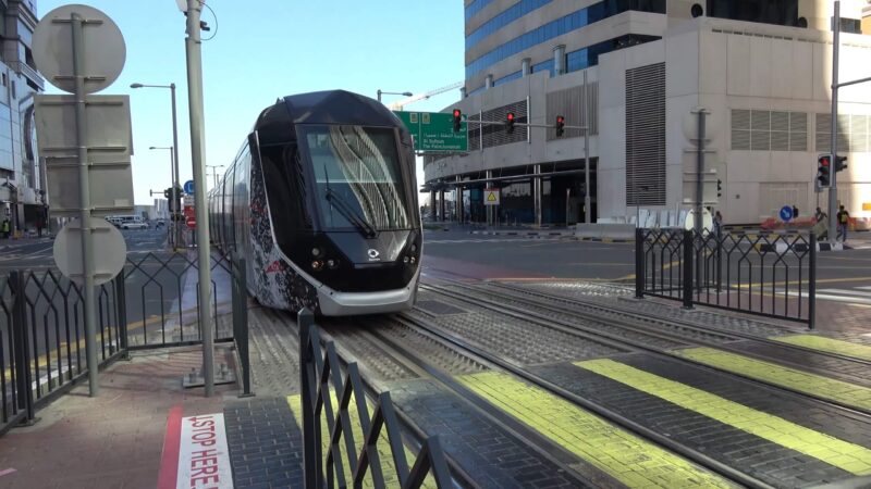 Tram in Dubai