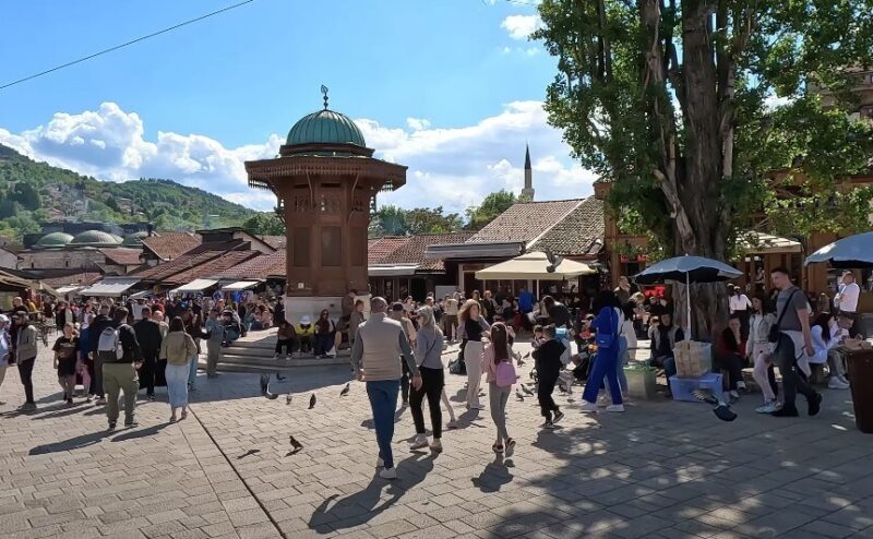 Baščaršija bazaar in Sarajevo, Bosnia